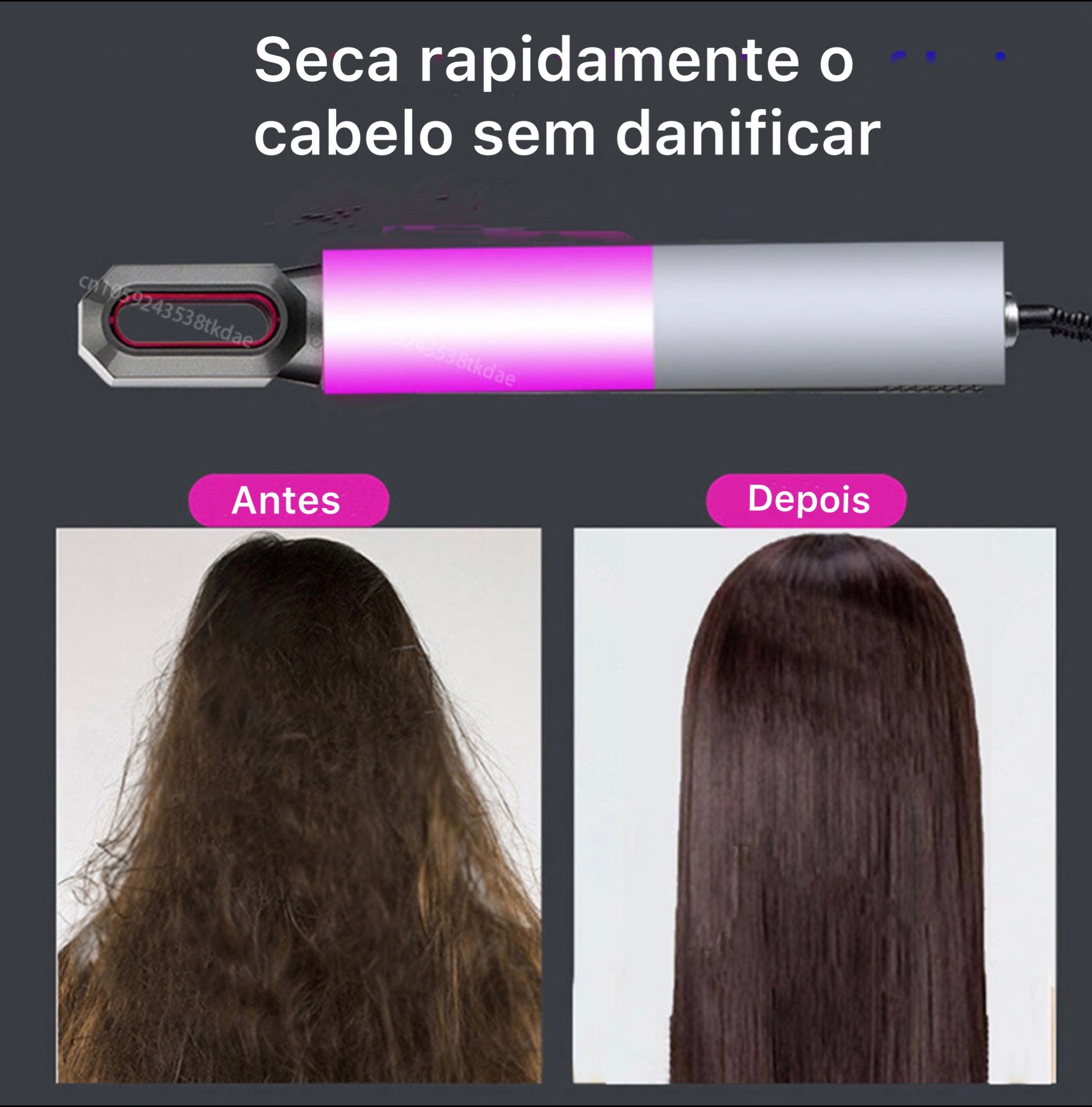Escova Alisadora 5 em 1 Smart Hair Pro Style